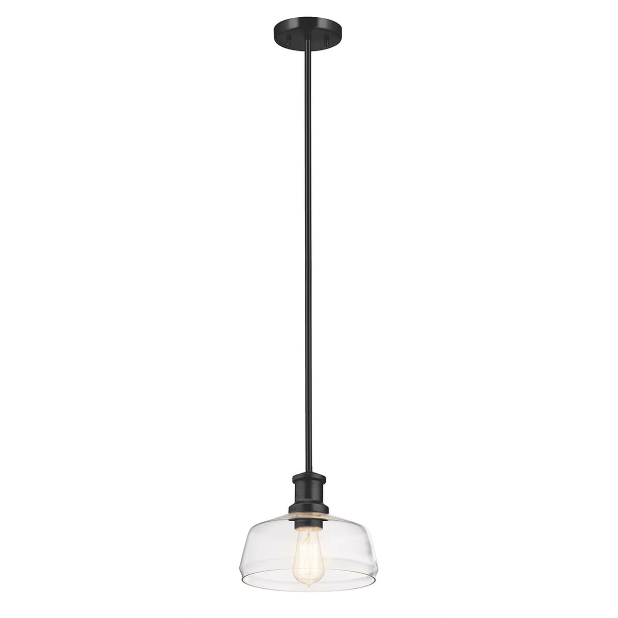 Notting Hill 1 Light Pendant Light - Graphite