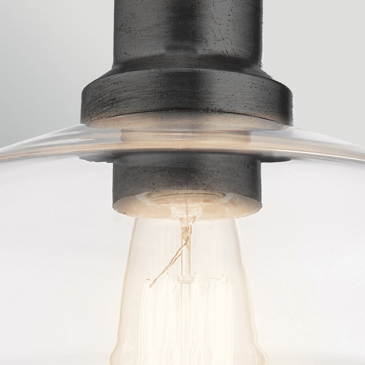 Notting Hill 1 Light Pendant Light - Graphite