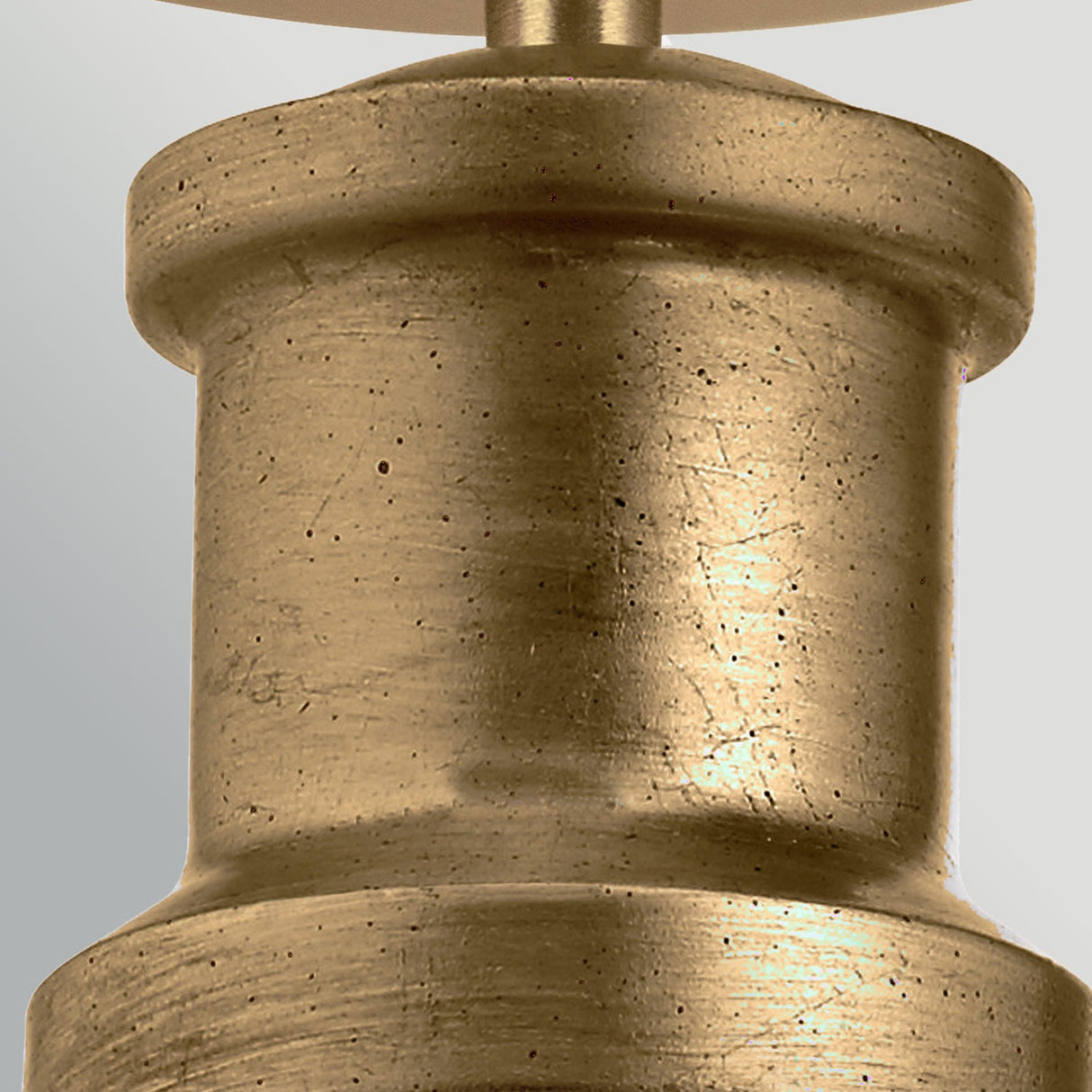 Notting Hill 1 Light Pendant Light - Painted Natural Brass