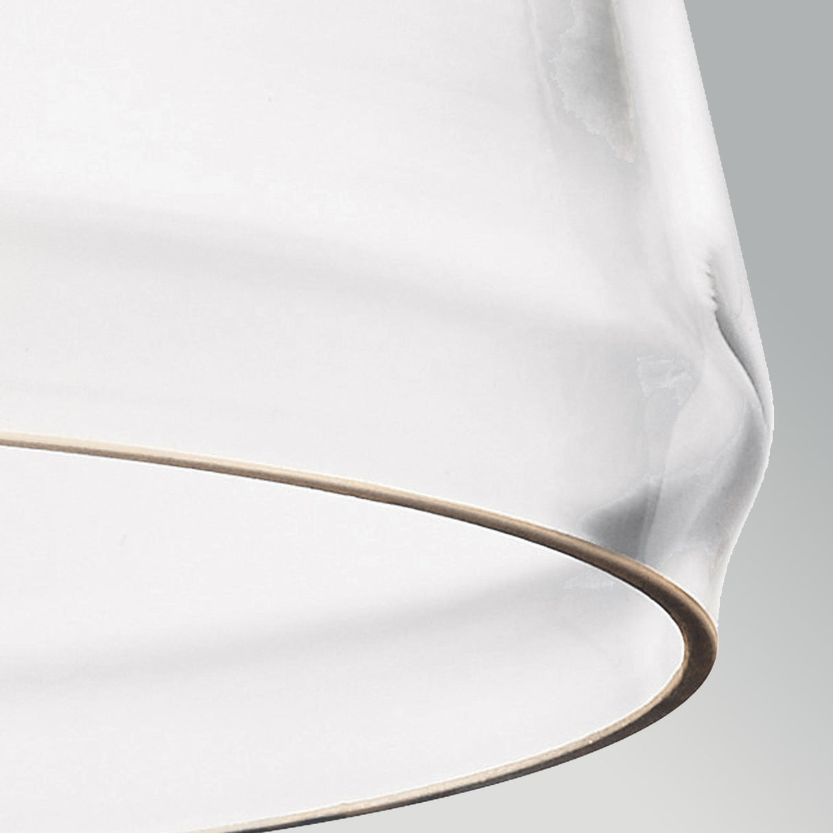 Notting Hill 1 Light Pendant Light - Painted Natural Brass