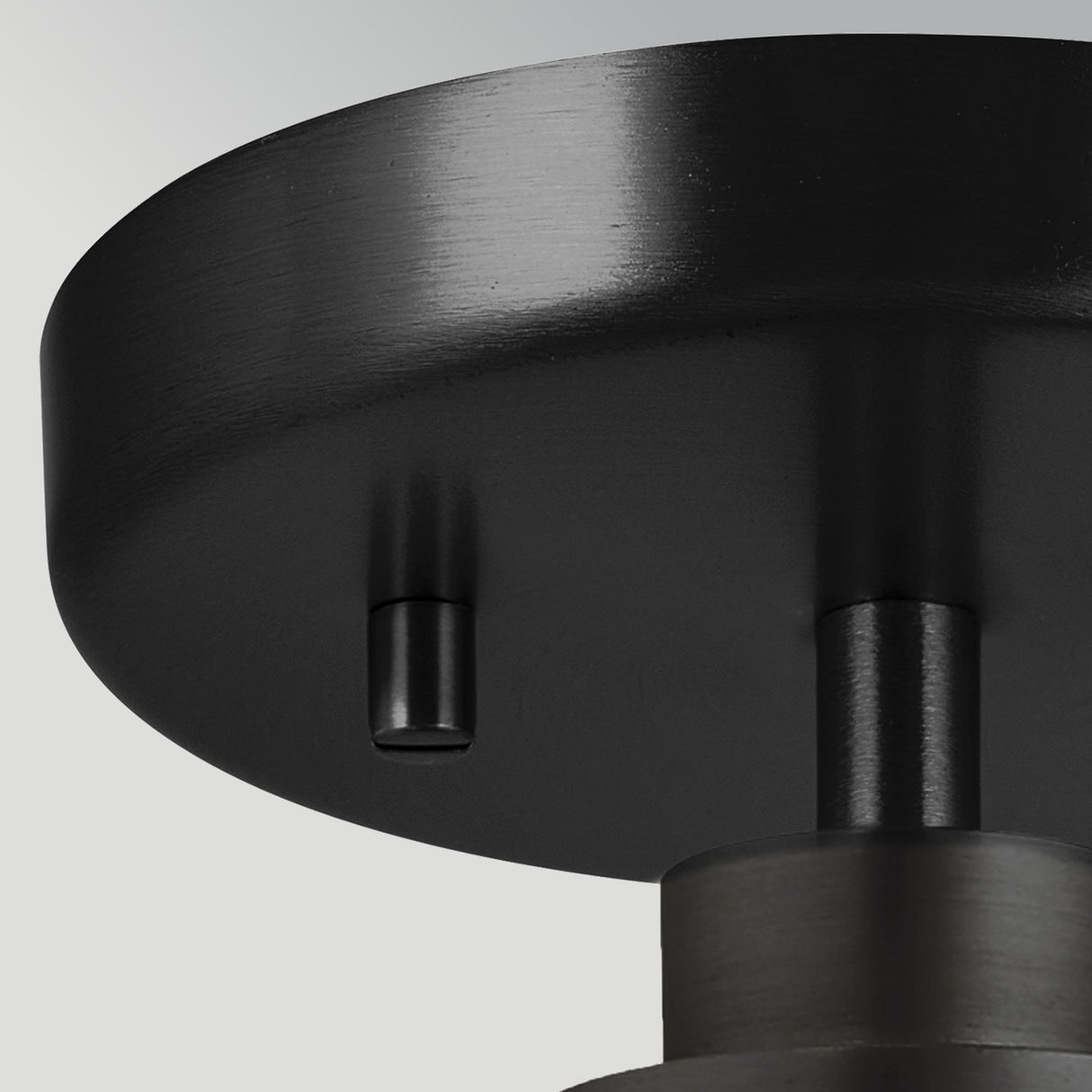 Windsor 1 Light Pendant Light - Black with Clear Faceted Glass