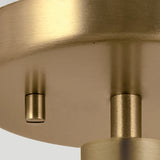 Windsor 1 Light Pendant Light - Painted Natural Brass