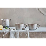 Edo Small Stoneware Mug - Slate - Set of 2