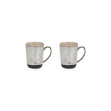 Edo Large Stoneware Mug - Slate - Set of 2