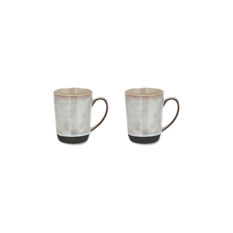 Edo Large Stoneware Mug - Slate - Set of 2