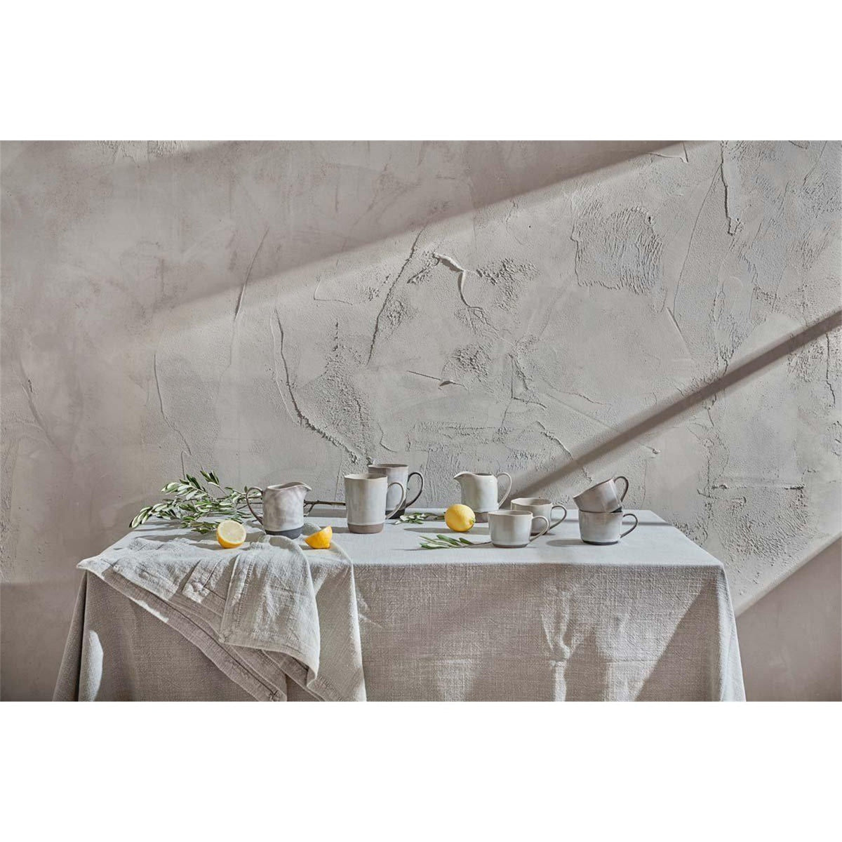 Edo Large Stoneware Mug - Slate - Set of 2