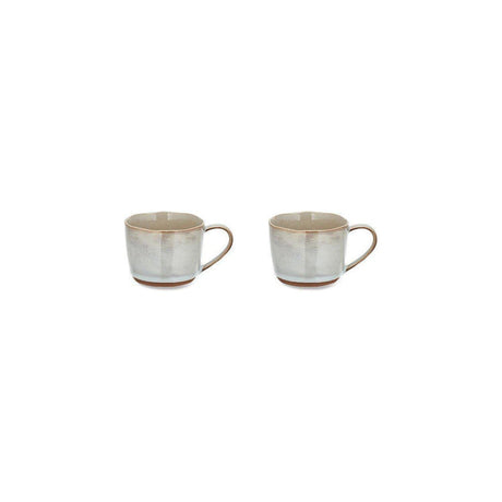 Edo Small Stoneware Mug - Terracotta - Set of 2