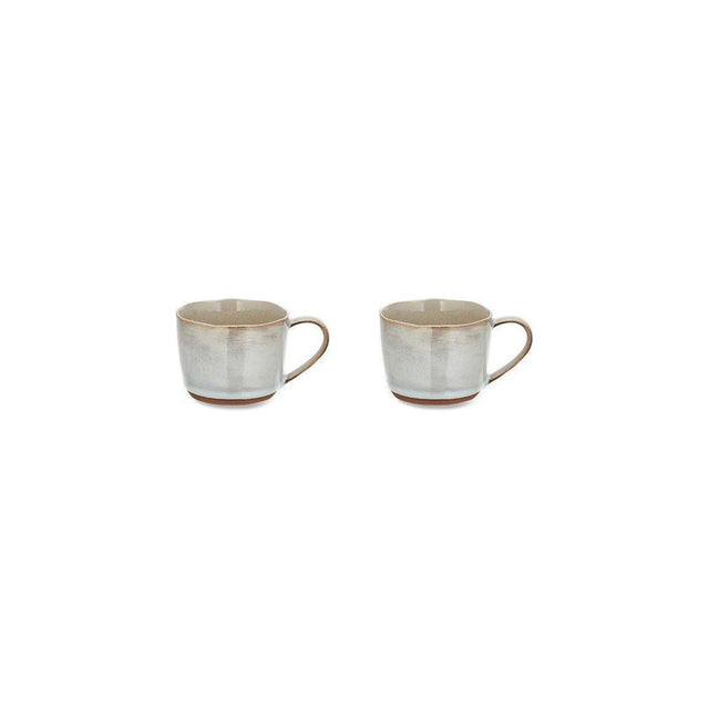 Edo Small Stoneware Mug - Terracotta - Set of 2