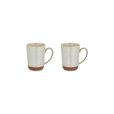 Edo Large Stoneware Mug - Terracotta - Set of 2