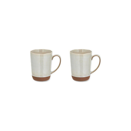 Edo Large Stoneware Mug - Terracotta - Set of 2