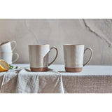 Edo Large Stoneware Mug - Terracotta - Set of 2