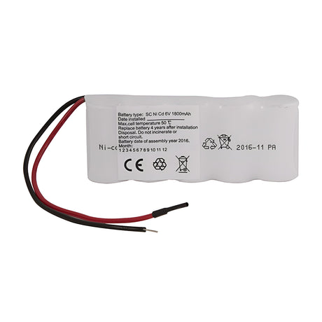 Duceri Nickel-Cadmium 6V 1800mAh Battery Parallel