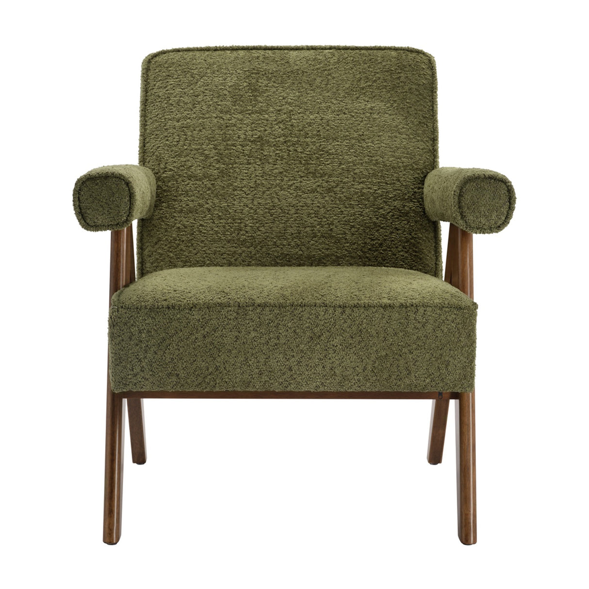 Ember Accent Chair - Leaf with Walnut