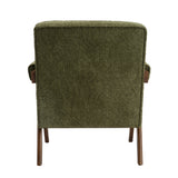 Ember Accent Chair - Leaf with Walnut