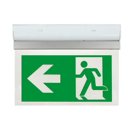 Duceri Emergency Exit Sign Left Legend 3W LED Maintained