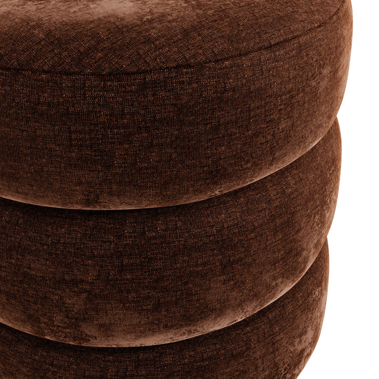 Emi Footstool - Brandy with Black