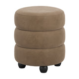 Emi Footstool - Mole with Black