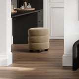 Emi Footstool - Mole with Black