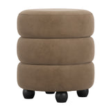 Emi Footstool - Mole with Black