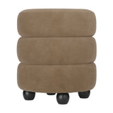 Emi Footstool - Mole with Black