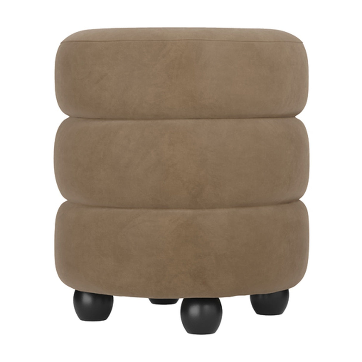 Emi Footstool - Mole with Black