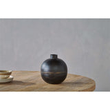 Endo Recycled Iron Vase - Black