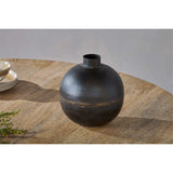 Endo Recycled Iron Vase - Black
