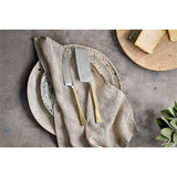 Ena Cheese Knife Set - Brushed Gold - Set of 2
