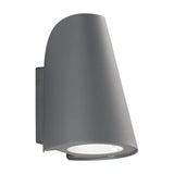 Exto exterior wall light in dark grey finish