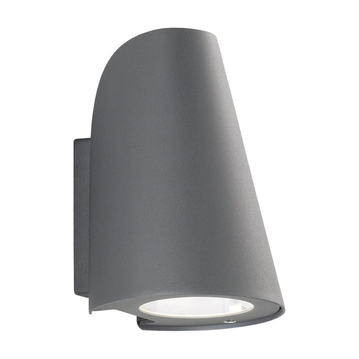Exto exterior wall light in dark grey finish, alternative view