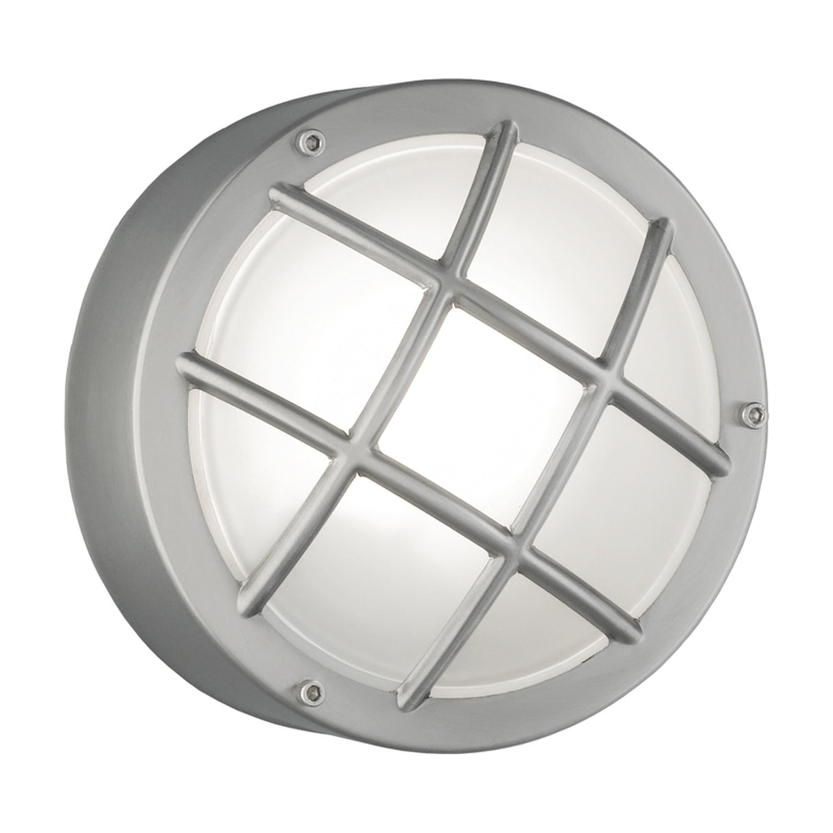 Wharf ceiling light in stainless steel finish, alternative view