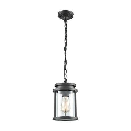 Alfresco pendant light in dark grey finish