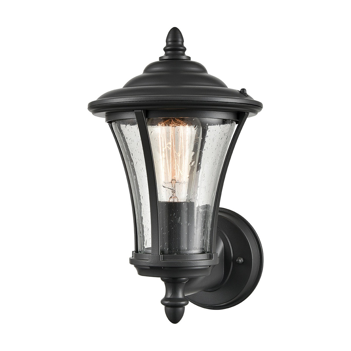 Alfresco wall light in dark grey finish