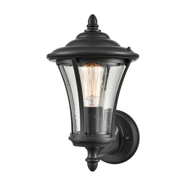 Alfresco wall light in dark grey finish