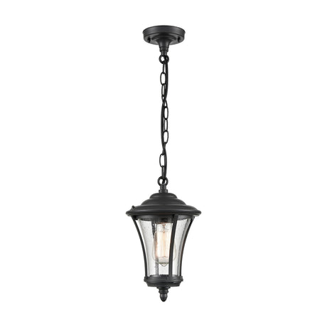 Alfresco pendant light in dark grey finish