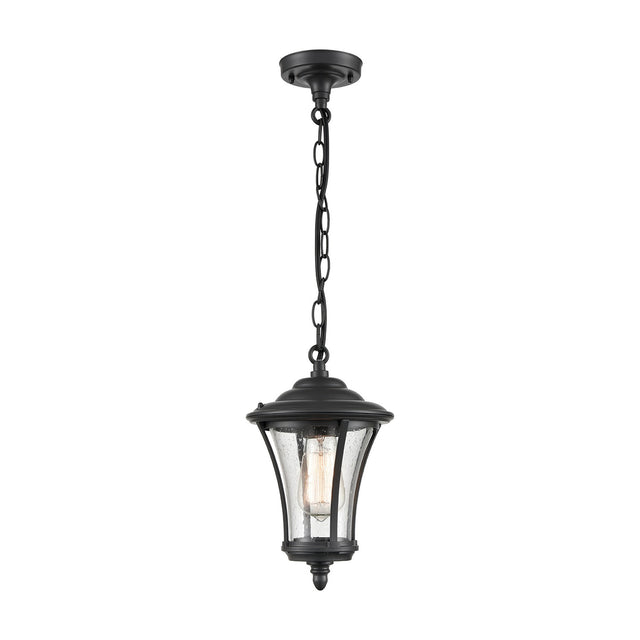 Alfresco pendant light in dark grey finish