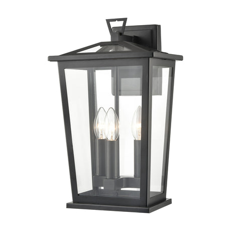 Dusk 3 light exterior wall light