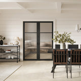 Fairmont Console Table - Marble Effect with Black