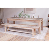 Fioni Small Reclaimed Wood Bench - Natural