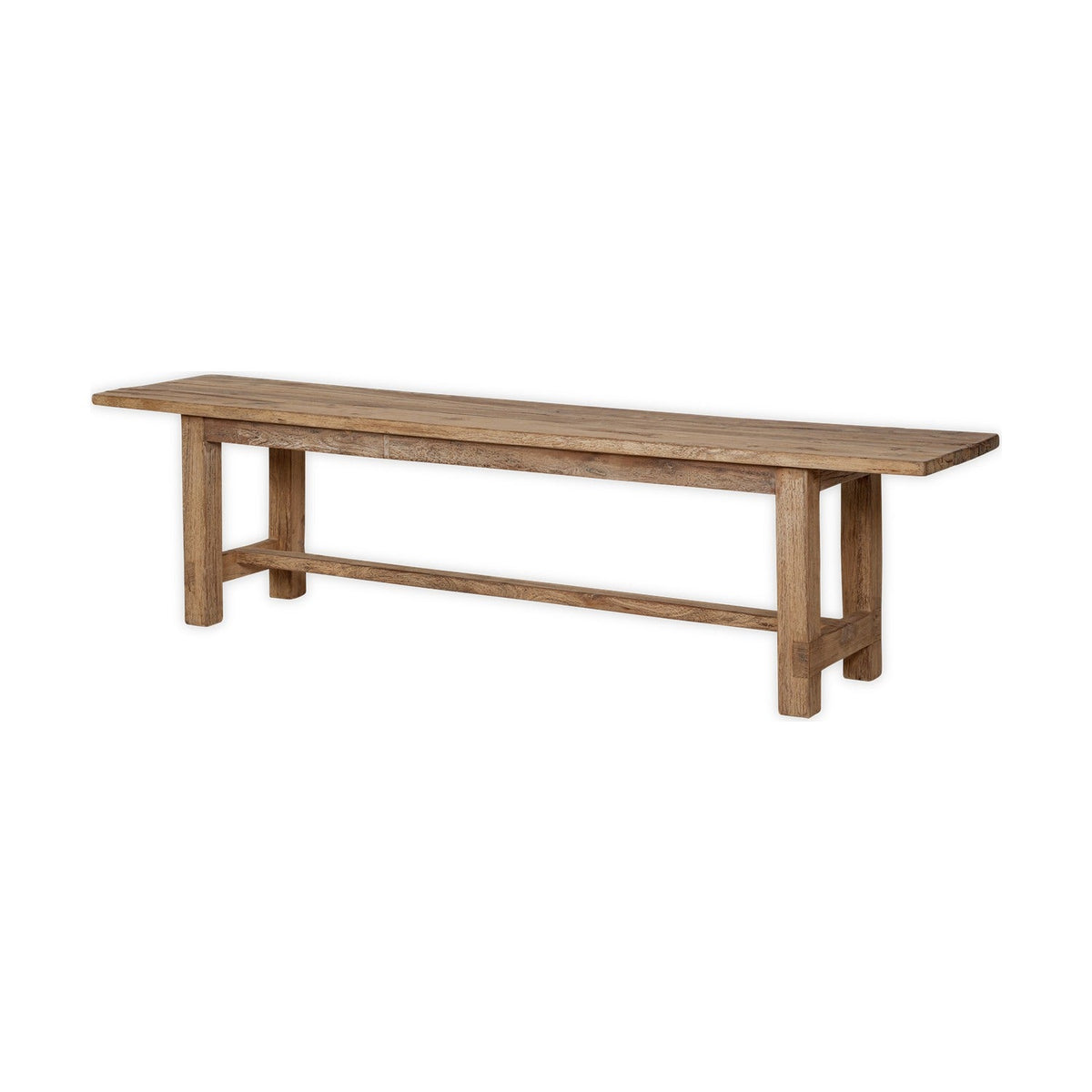 Fioni Small Reclaimed Wood Bench - Natural