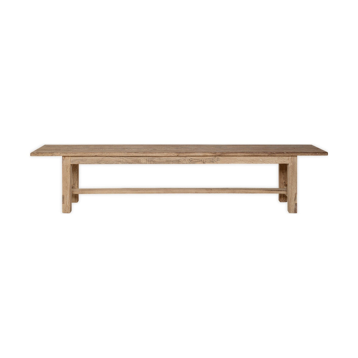 Fioni Large Reclaimed Wood Bench - Natural