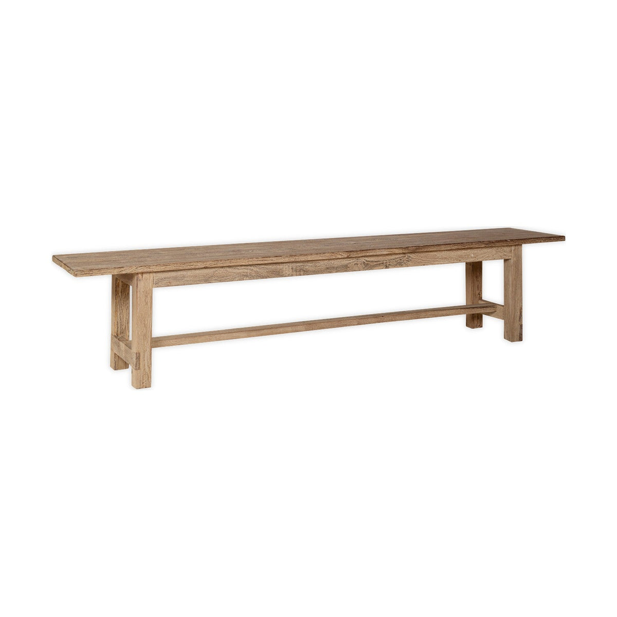 Fioni Large Reclaimed Wood Bench - Natural