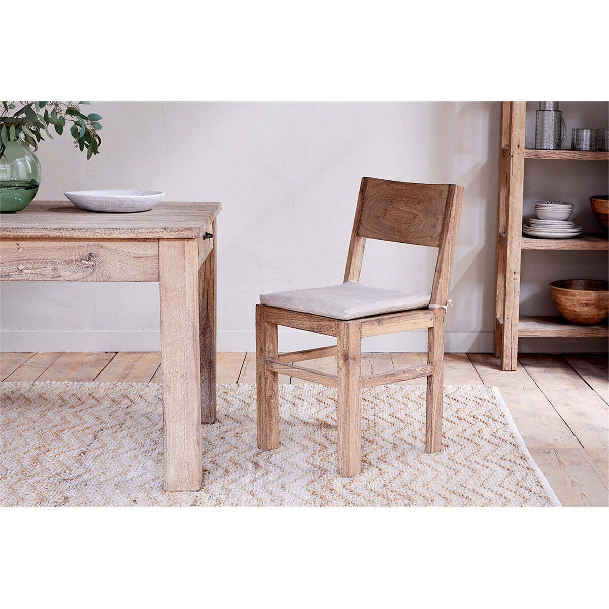 Fioni Reclaimed Wood Dining Chair - Natural