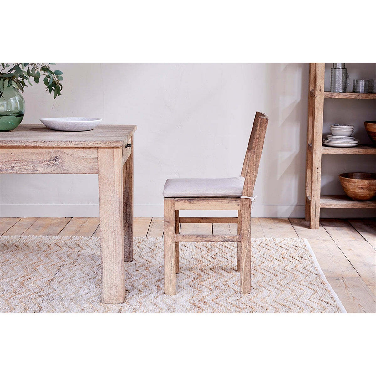 Fioni Reclaimed Wood Dining Chair - Natural