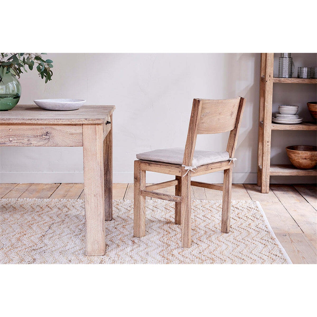 Fioni Reclaimed Wood Dining Chair - Natural