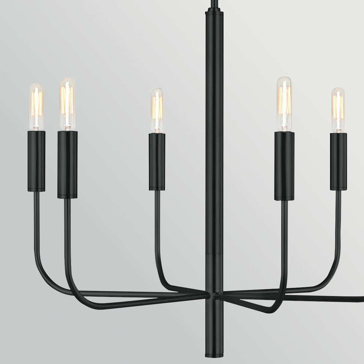 Brianna 6 Light Chandelier - Black