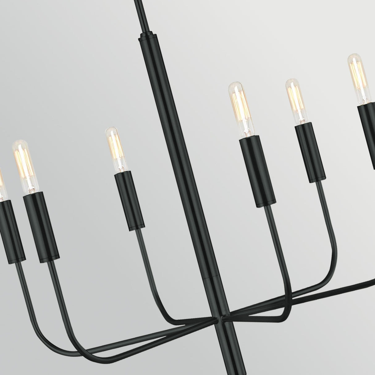 Brianna 6 Light Chandelier - Black