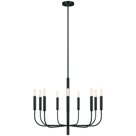 Brianna 9 Light Chandelier - Black