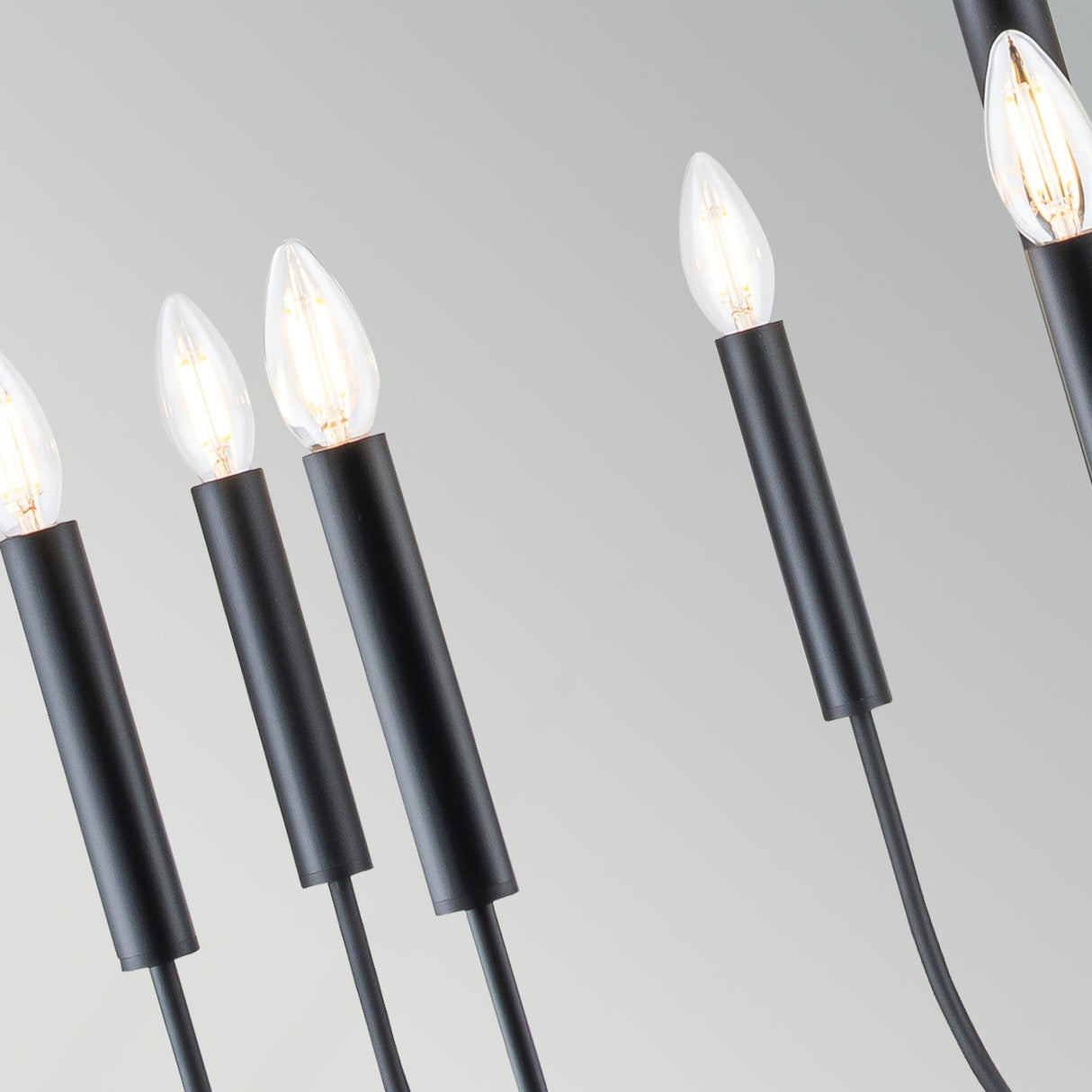 Brianna 9 Light Chandelier - Black