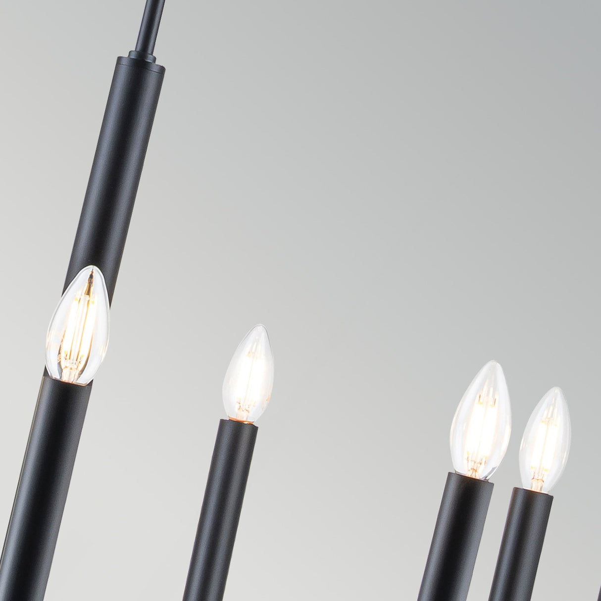 Brianna 9 Light Chandelier - Black